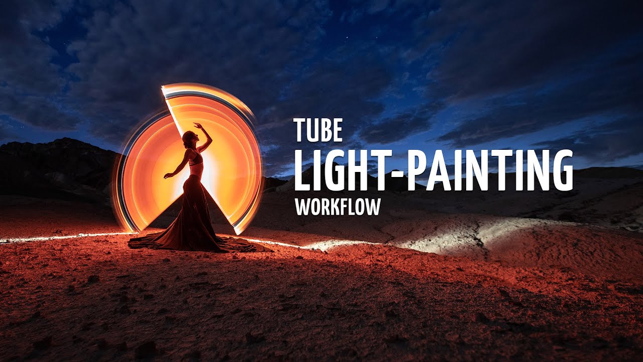 Creating 13 lightpainting images in 2 minutes Tube Stories 207 YouTube