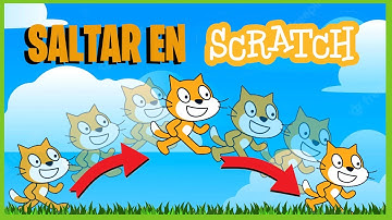 Como saltar en SCRATCH con animación | Tutorial | Scratch FACIL Y RAPIDO✅