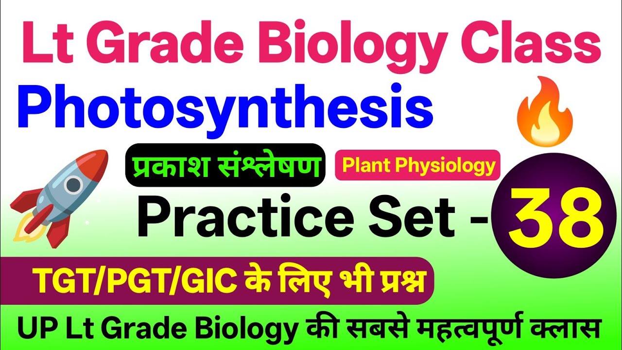 Lt grade biology MCQ | Lt grade biology classes | plant physiology lt grade mcq | Photosynthesis MCQ