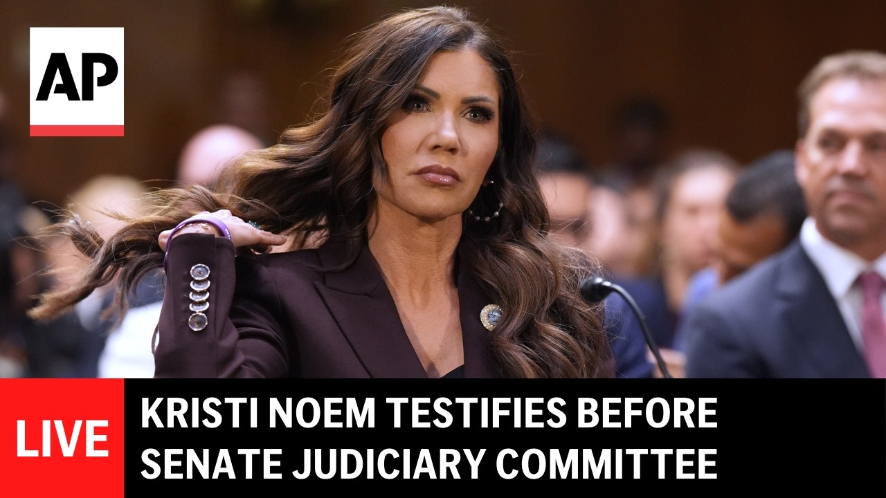 LIVE: Kristi Noem testifies before Senate Judiciary Committee (full)