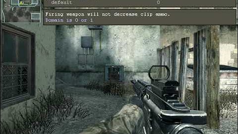 Call Of Duty 4-PeZBOT + Console Cheats = FUN!