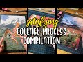 Oddly satisfying surreal collage process compilation | East of honey TikTok compilation