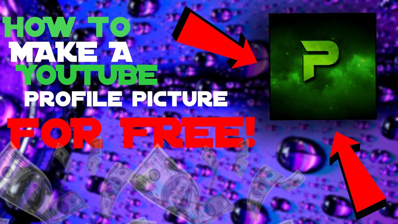 How To Make Youtube Profile Pictures For FREE! (WORKS 2022) - YouTube