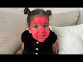 Le masque rose 🤒Amira has pimples on her face