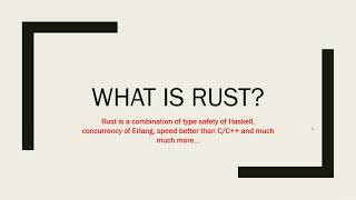 Rust Programming for Beginners - learn Programming Languages