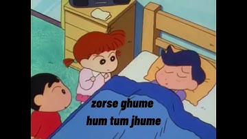 cartoon shinchan theme song with lyrics