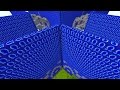 1v1v1v1 OMEGA LUCKY BLOCK WALLS BATTLE! | Minecraft Mods