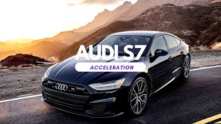 Audi S7 Acceleration Straight Pipe Exhaust Sound Pov