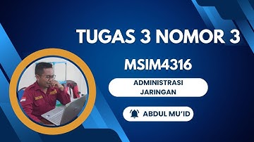 Tugas 3 Nomor 3 MSIM 4316 : Verifikasi Koneksi Antar PC dengan Spanning Tree Protocol (STP)