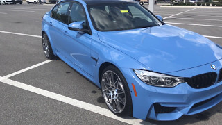 2017 bmw m3 seadn yas marina blue metallic driver assistance plus
-blindpot -active driving assistant -side and top view cameras -speed
limit info executive ...