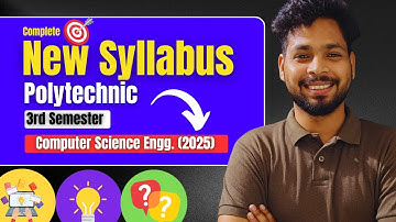 New Syllabus of Polytechnic 3rd Semester | Computer Science Engineering | 2025 | UPBTE