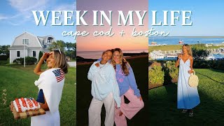 WEEK IN MY LIFE CAPE COD + BOSTON || exploring Nantucket, cute towns, and the city early fall