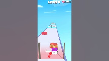 Lipstick 💄 Run Game All Level Mobile Gameplay Level - 4 (Ios, Android) #shorts