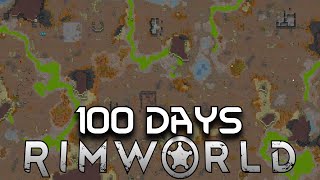 I Spent 100 Days in a Radioactive Apocalypse in RimWorld... Here's What Happened
