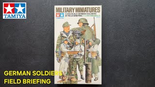 TAMIYA 35212 1/35 German Soldiers at Field Briefing Unboxing | Military Miniatures Figure Set TAMIYA 35212 1/35 German Soldiers at Field Briefing Unboxing | Military Miniatures Figure Set