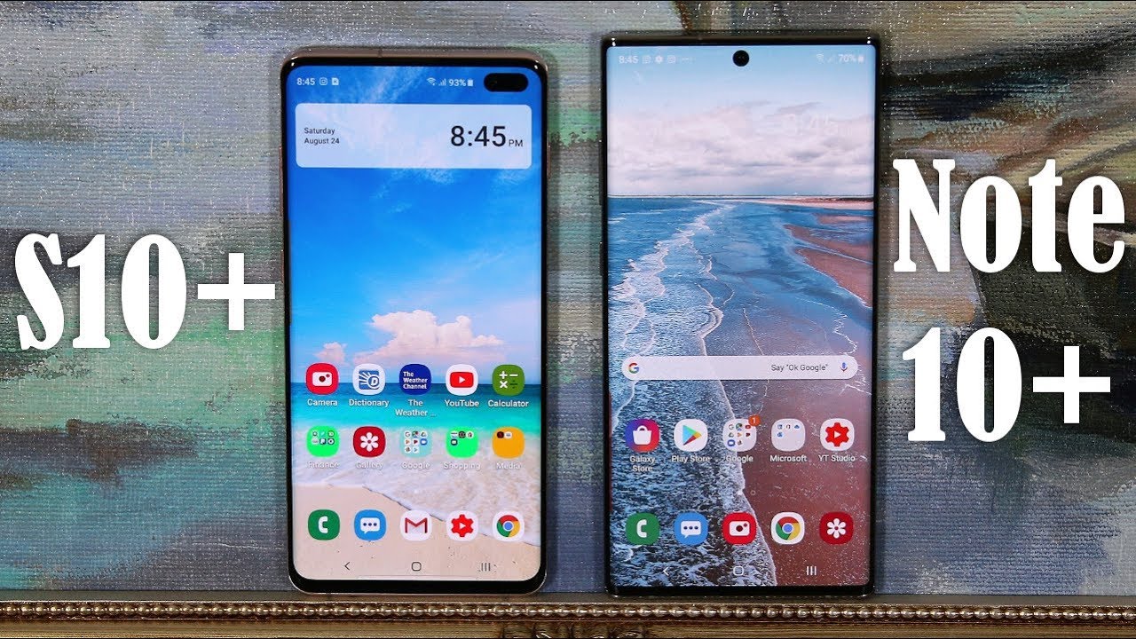 Galaxy Note 10+ vs Galaxy S10+ [Comparativo] 