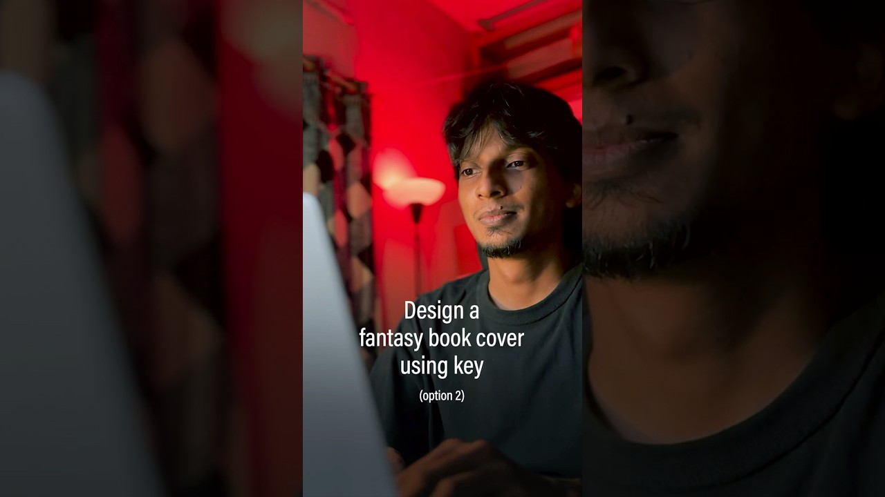 Designing a fantasy book cover (option 2) 