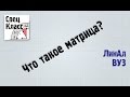 1. Что такое матрицы? - bezbotvy