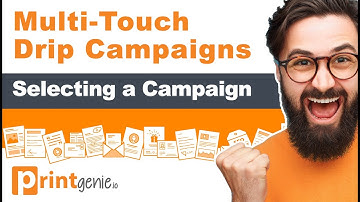 PRINTgenie - How to build & send Multi-Touch Direct Mail Drip Campaigns that include text and email