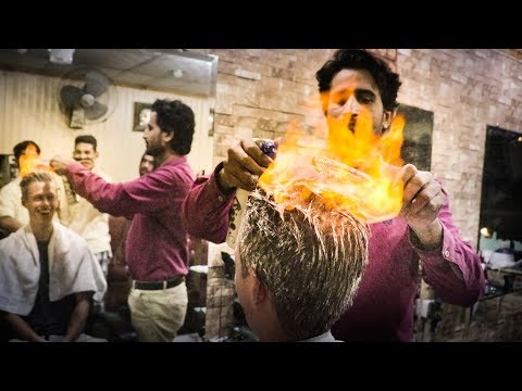 fire-haircut-in-pakistan