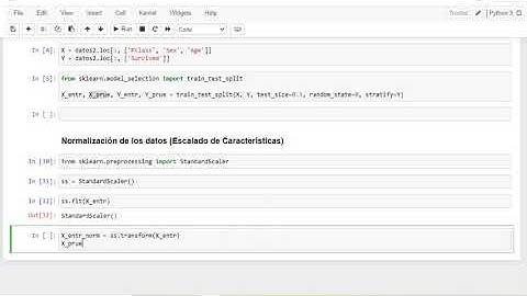 Normalización de los datos de un DATAFRAME - PYTHON