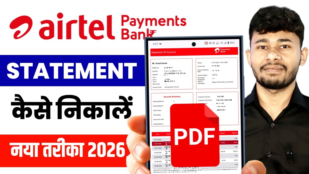Airtel Payment Bank Ka Statement Kaise Nikale 2026 | How To Download Airtel Payment Bank Statement
