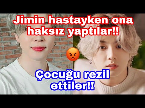 Jimin'e hastayken yapılan o haksızlık!!