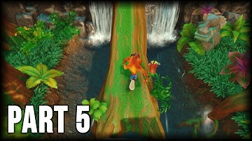 Crash Bandicoot 1 (N. Sane Trilogy) - 100% Walkthrough Part 5 [PS4] – Upstream