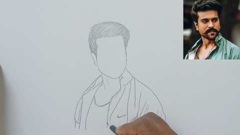 Mega power Star Ramcharan/RC15/How to draw Ram Charan@KIDS CIRCLE