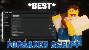 Forsaken Script – Auto Instant Generator, Auto Kill All, Inf Speed, Inf Stamina, Auto Win and More!