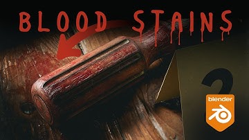 Blood Stains on any texture (Blender Tutorial)
