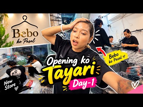 FINALLY BEBO KO PASAL OPENING HUNE VAYO😍//AJA K K GAREYO TW😮‍💨//bebo_vlog🌎❤️🥀