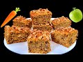 The best diet cake with oats apple and carrot you will want to make it every day