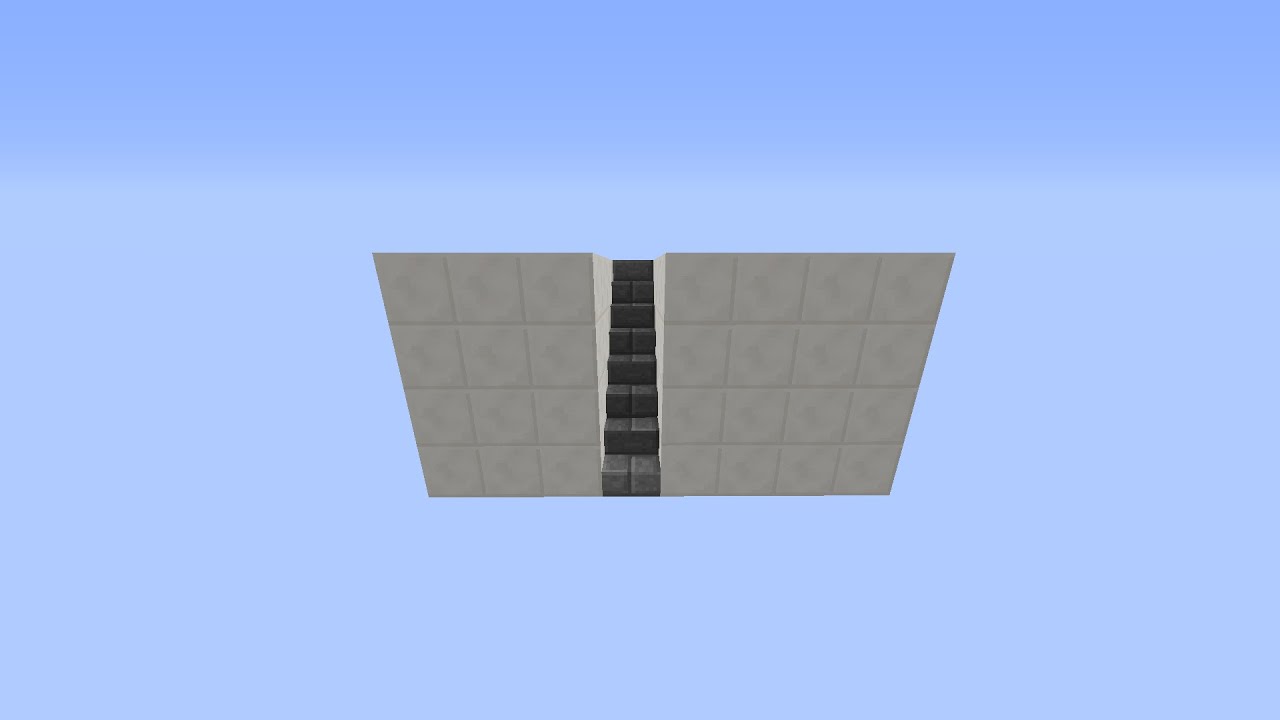 1 Wide Hidden Seamless Wall Staircase | 128 Blocks | 1.16.2