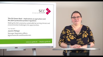 The EU Green Deal – Implications on Agriculture and PPP Regulation