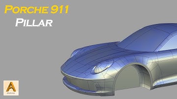 Alias Car Modeling Porsche 911 - 03 Pillar