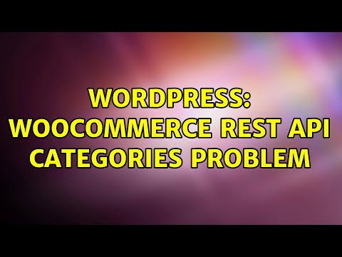 Wordpress: Woocommerce Rest