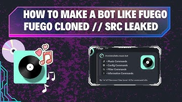 How to Make a Discord Music Bot Like Fuego | Src Leaked 2024 | dreykov