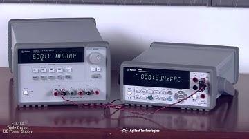 E3631A 80W Triple Output Power DC Supply Product Overview