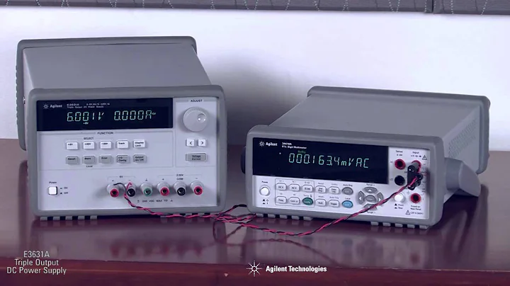 E3631A 80W Triple Output Power DC Supply Product Overview