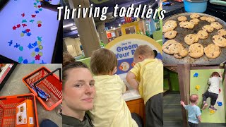 A morning in my life with toddlers | toy shopping, indoor playground, socializing tips