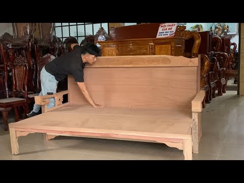Video Trường kỷ gỗ tự nhiên - ghế nằm thay giường - youtube