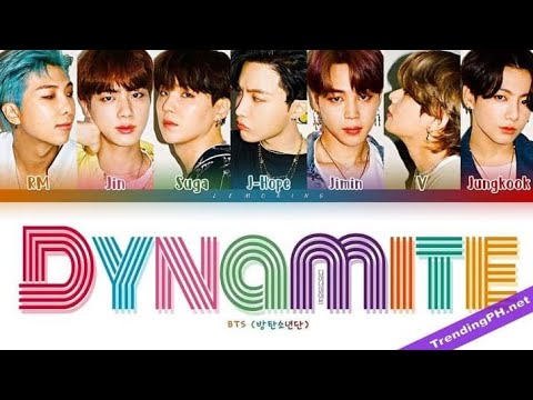 BTS Dynamite Lyrics (방탄소년단 Dynamite 가사) [Color Coded Lyrics/Eng]