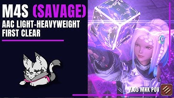 MNK PoV | Wicked Thunder (Savage) - AAC Light-Heavyweight M4S - tyfp First Clear - FFXIV Patch 7.05