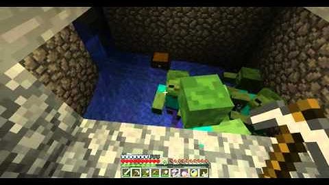 A Natural Mob Trap in Minecraft - an Awesome Zombie Dungeon