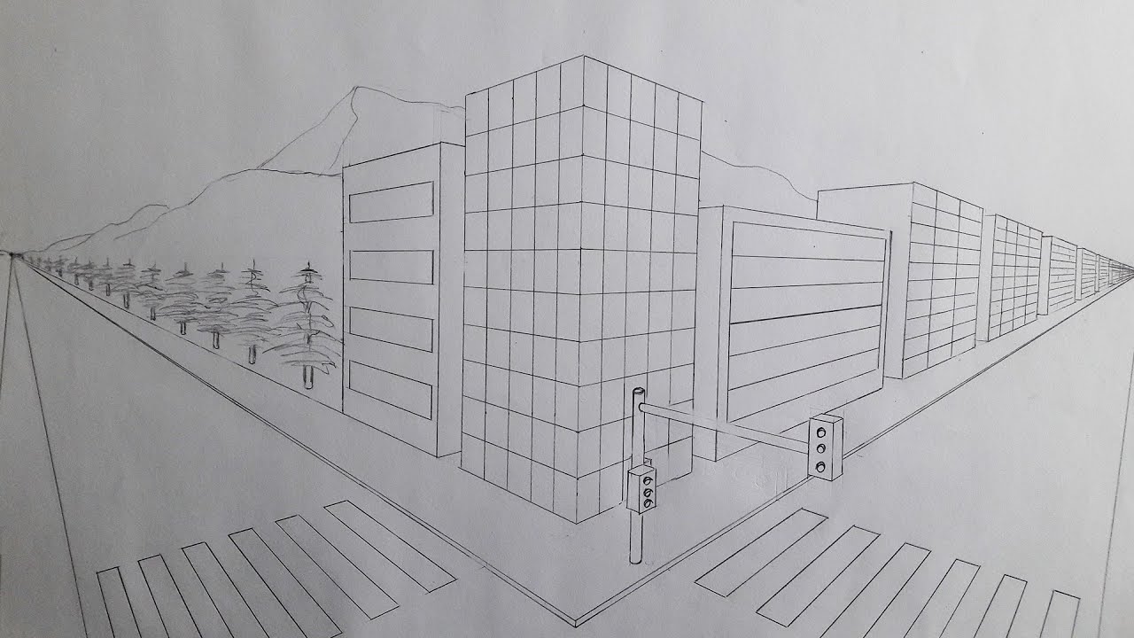 Perspektif Ders 3: Şehir Çizimi