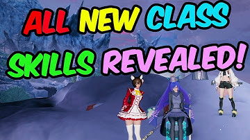 [PSO2:NGS] All New Class Skills! (Every Class)