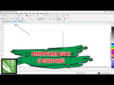Coreldraw Ruler CARA MENAMPILKAN RULER DI CORELDRAW - YouTube