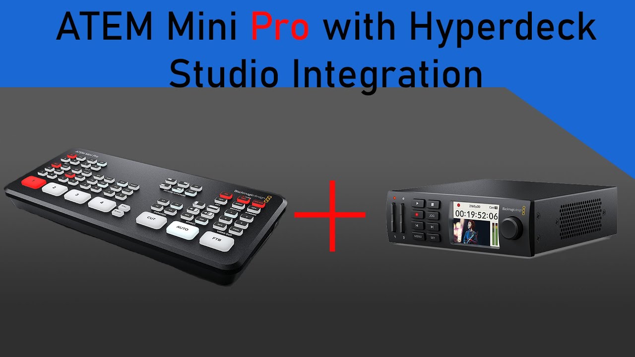Hyperdeck Studio Integration with ATEM + Companion - YouTube
