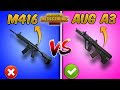 M416 vs AUG A3 Ultimate Weapon Comparison (PUBG MOBILE) Guide/Tutorial